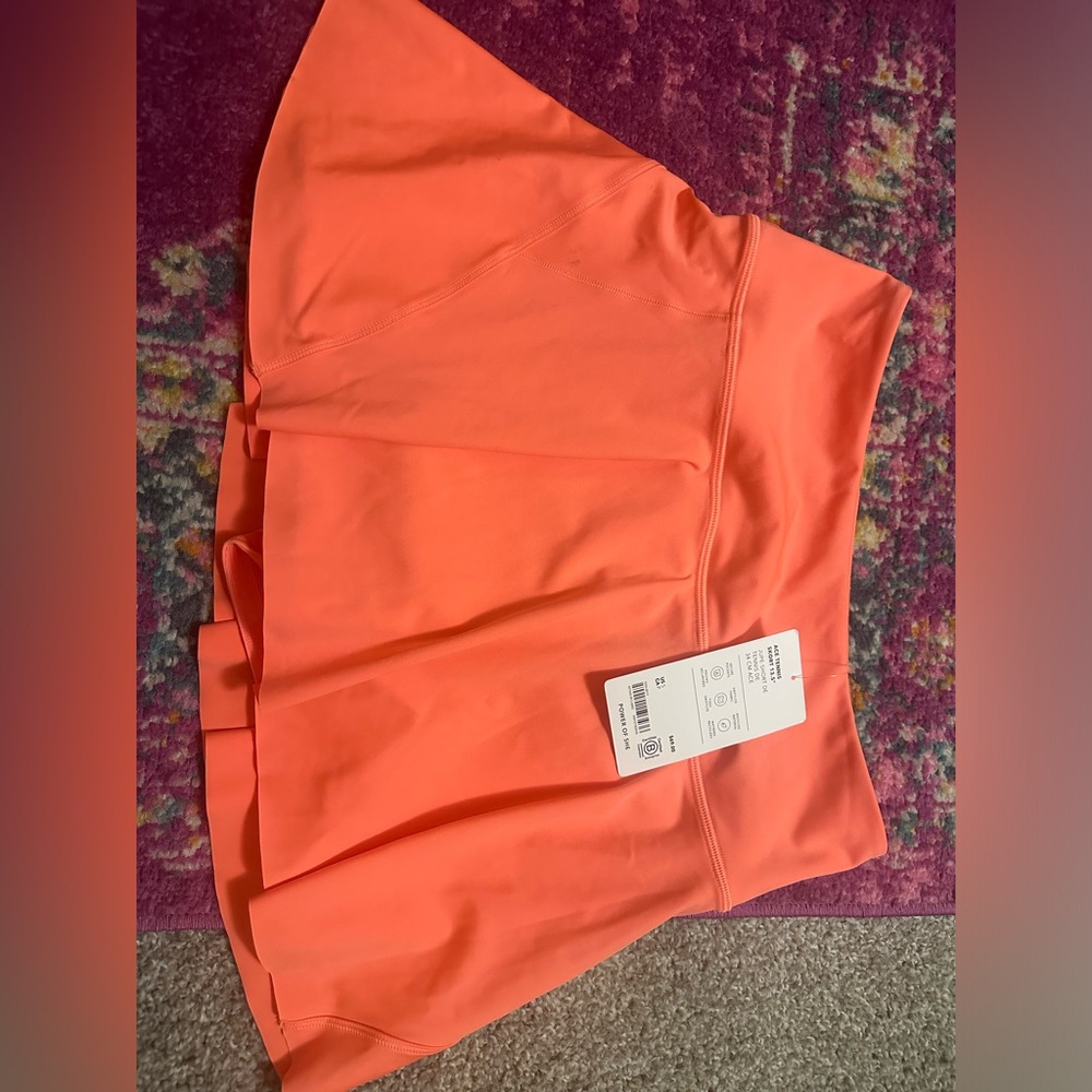 Ace tennis skort 13.5” Bright Orange